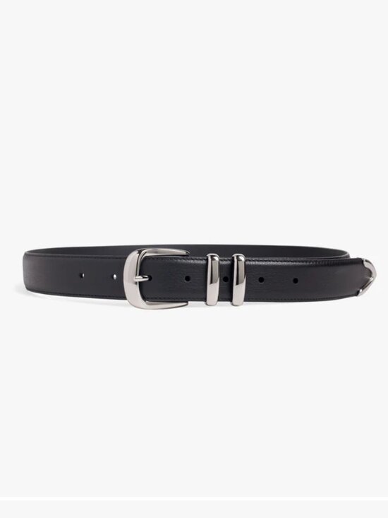 Favorite Daughter Accessories - Favorite Daughter Jordan Belt, Black / Nickel, Sizes S and L (NWT)